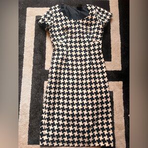 Vintage Houndstooth Wool Dress Etcetera